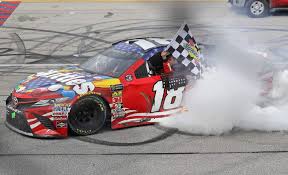 He spent much of the last week traveling and surrounded by people. Kyle Busch Nudges Past Larson To Win Nascar Cup Race At Chicagoland Triblive Com