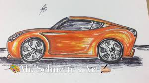 Each step is explained, and you should be able to learn it very fast. How To Draw Cool Cars Time Lapse Easy Drawing Tips For All Ages Mr Schuette Youtube