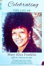 Mary Franklin is the reason I became a criminal defense lawyer. I returned  to San Diego after passing the bar to hang my shingle. I practiced “toaster  law,” taking any case that