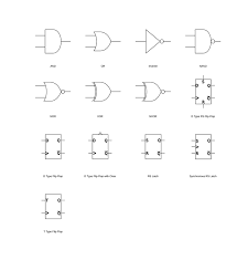 Encoder logic diagram with truth table. Circuit Diagram Symbols Lucidchart