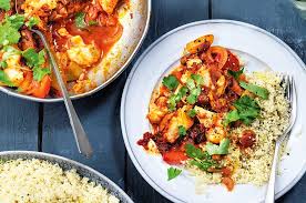 Traditional moroccan vegetable tagine, a delicious way to feed the whole family a healthy meal at a low eating a morrocan vegetable tagine is such a wonderful way to finish up a rainy or cold day. Weight Watchers Moroccan Fish Tagine With Lemon Couscous Vitality Magazine