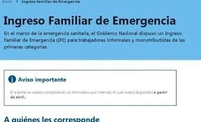 El ingreso familiar de emergencia (ife) se continúa entregando a los millones de hogares argentinos afectados por la crisis del coronavirus. Ingreso Familiar De Emergencia Fecha Y Forma De Inscripcion En Anses