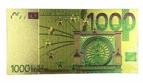 Diese liebe zum bargeld stört zentralbanken und ihr vorschlag: 1000 Euro Schein 24k Vergoldet Sammlerstuck Geschenk Eur 8 00 Picclick De