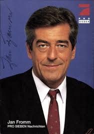 Autogrammkarte Nachrichtensprecher Jan Fromm...