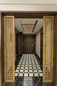 Kumar Residence Spaces And Design Modern Corridor Hallway Stairs Homify Foyer Design Door Design Ceiling Design