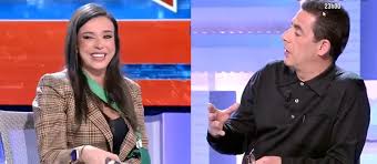 Antonio Naranjo desmonta el cabestrillo de Sarah Santaolalla y ella abandona el programa de Nacho Abad