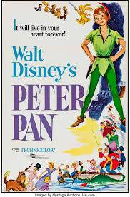 Peter Pan Buena Vista R 1969 Peter Pan Disney Disney Posters Peter Pan Movie