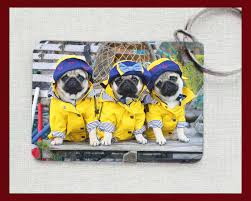 Maybe you would like to learn more about one of these? New Pug Keychain Pug Puppies Fishermen Gift For Pug Lovers By Pugs And Kisses