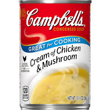 Previous next 1 / 34. Campbell S Condensed Cream Of Chicken Mushroom Soup 10 5 Oz Can Walmart Com Walmart Com