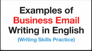 All created by our global community of independent web designers and developers. Examples Of Business Email Writing In English Writing Skills Practice Youtube