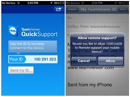 Teamviewer Quicksupport Comes To Ios Android Android Ios Smartphone