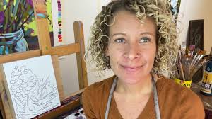 Pine Cone Paint Along