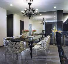 Amazing gallery of interior design and decorating ideas of lucite dining chairs in living rooms, dining rooms by elite interior designers. Lucite Dining Chairs Contemporary Dining Room Living Pod