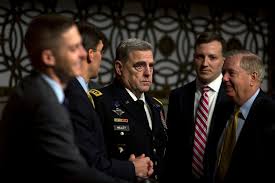 Mark milley, at a wreath laying ceremony at arlington national cemetery in virginia for national nurses week, may 8, 2017. How Mark Milley A General Who Mixes Bluntness And Banter Became Trump S Top Military Adviser The New York Times