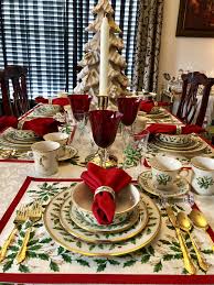 Lenox Holiday China Holiday Table Settings Christmas Table Decorations Christmas China