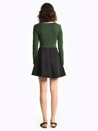 Irina poludnenko designed this lace dress with a skirt that is knit in the round with chevron lace. Plain Skater Skirt Gate