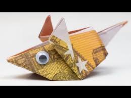 Geldgeschenk Idee Maus Falten Origami Anleitung Youtube Geldgeschenke Ideen Geldschein Origami Origami Anleitungen
