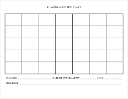 Seating Chart Template 6 X 5 Www Bedowntowndaytona Com