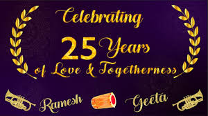 25th anniversary (wolfe tones album), 1989. 25th Wedding Anniversary Video Colourful Creative Save The Date Video Youtube