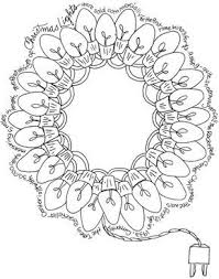 Christmas Yule Holiday Light Wreath Coloring Page Free To Print From Dover Publications Christmas Coloring Sheets Coloring Pages Coloring Pages To Print