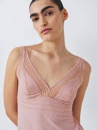 JOHN LEWIS Willow Cami Short Pyjama Set in Mauve Chalk