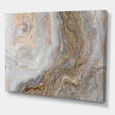 3/ teal, white & pink paint abstract art. White And Gold Abstract Art Wayfair