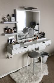 Wall Mounted Vanity Using Ikea Products Small Bedroom Decor Room Makeover Home Decor