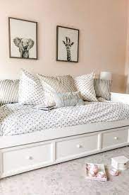 Pottery Barn Kids Sale This Labor Day Weekend We Love These Gold Polka Dot Sheets On Marielles Bed For Girls Room Room Inspiration Bedroom Girls Daybed Room