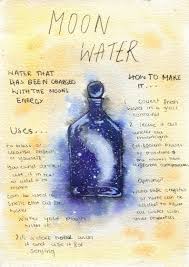 Witchy Inktober Illustration Of Moon Water Original Painting In 2020 Wiccan Spell Book Spells Witchcraft Book Of Shadows