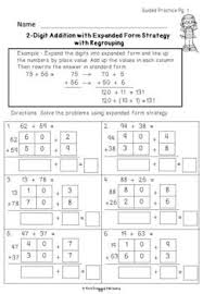 Use strategies such as counting on; Addition Strategies Worksheets Expanded Form Method Bundle Subtraction Strategies Expanded Form Worksheets Addition Strategies