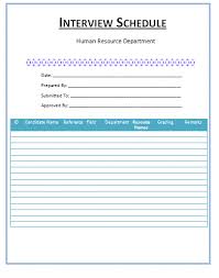 Sample Interview Schedule Template Schedule Templates Schedule Templates Schedule Template Email Templates