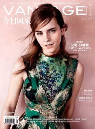 She added a brown lip and a matching black clutch. Emma Watson Updates Emma Watson Covers Vantage Shanghai China December 2018 January 2019