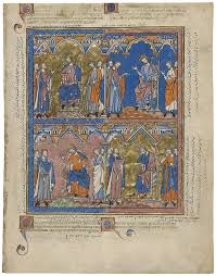 Someone who acts like your best friend, but who actually is the opposite. Ms M 638 Fol 8r The Morgan Picture Bible The Morgan Library Museum
