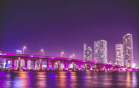 Miami heat vice wallpaper iphone. Wallpaper Night Bridge Florida Miami Fl Miami Vice City Images For Desktop Section Gorod Download