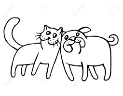 Maybe you would like to learn more about one of these? Funny Cat And Dog Isolated Vector Illustration Together Forever Best Friends Cartoon Characters Royalty Free Cliparts Vectors And Stock Illustration Image 89111489