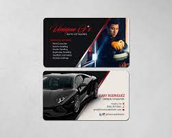 Depending on what type of business you decide on, it could range anywhere from $5,000 to over $100,000 to start a car detailing business. Modern Professional Automotive Business Card Design For A Company By Chandrayaan Creative Design 17995353