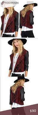 Cleobella Zinta Jacket Size Xs Coats Jackets Women Fringe Leather Jacket Burgundy Leather Jacket