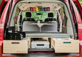 Turn Your Minivan With The Roadloft Camper Conversion Kit In Just A Few Minutes Without A In 2020 Chrysler Town And Country Minivan Camper Conversion Camper Conversion