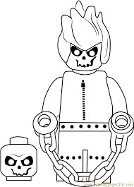 Free lego batman coloring page to print and color. Lego Ghost Rider Coloring Page For Kids Free Lego Printable Coloring Pages Online For Kids Coloringpages101 Com Coloring Pages For Kids