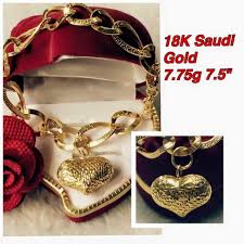 18 Karat Saudi Gold Bracelet 7 75 Grams 7 5 Inches Price 18 600 Pesos Free Shipment Within Philippines Brand New Guarante Gold Jewelry Jewelry Gold Bracelet