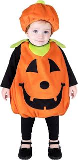 Halloween Costumes Pumpkin Plush Costume Unisex Infant Toddler Orange Fashion Halloween Costume Toddler Girl Cool Halloween Costumes Boy Halloween Costumes