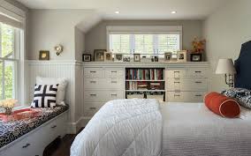 If your room is too small for nightstands, this addition will come in handy, providing space to store your favorite nighttime reads, a diffuser, a reading looks expensive! Pretty Portland Maine Small White Storage Bench Beach Style Bedroom Bookshelves Bedding Wall Sconce Window Seat Black Headboard Beige