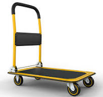 Amazon.com: Heavy Duty Foldable Push Cart Dolly | 330 lbs ...