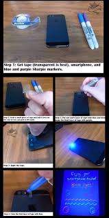 Turn Your Smartphone Into A Black Light Projector Smartphone Projector Smartphone Diy Projector