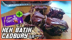Resepi kek batik yang mudah dan senang menggunakan biskut marie. 16 Resepi Cara Buat Kek Batik Cadbury Viral Youtube