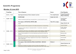 Scientific Programme
