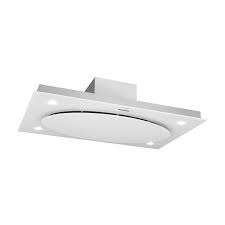 Klarstein Secret Service Hotte Aspirante Ilot Plafond 220w 800m H Led Blanc Tk15 Secretservwh