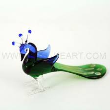 Peacock Lampwork Murano Glass Animal Figurines For Collection Photo Detailed About Peacock Lampwork Murano Glass Animals Murano Glass Animals Fused Glass Art