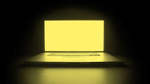 Yellow Computer Screen Iristech