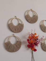 Maybe you would like to learn more about one of these? Hoop Wall Decorationhoop Wall Hanger Macrame Wall Hanging Etsy Embroidery Hoop Decor Boho Crafts Diy Boho Diy Projects
